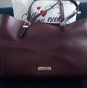 Burgundy purse